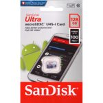 Carte mémoire micro SD SANDISK ULTRA 128GO MICRO SD SDXC CLASS 10