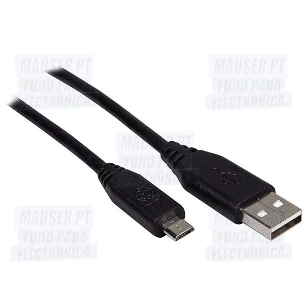 USB A To Micro USB Cable 1M Black