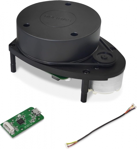 RPLIDAR A1M8 2D 360 Degree 12 Meters Scanning Radius LIDAR Sensor Scanner for Obstacle Avoidance and Navigation of Robots