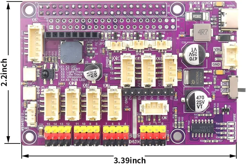 Adeept Robot HAT V3 pour Raspberry Pi