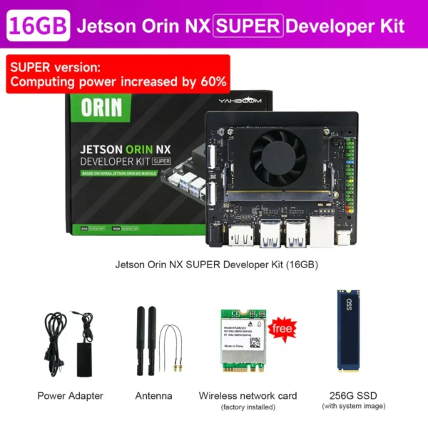 Kit NVIDIA Jetson Orin NX 16 Go RAM