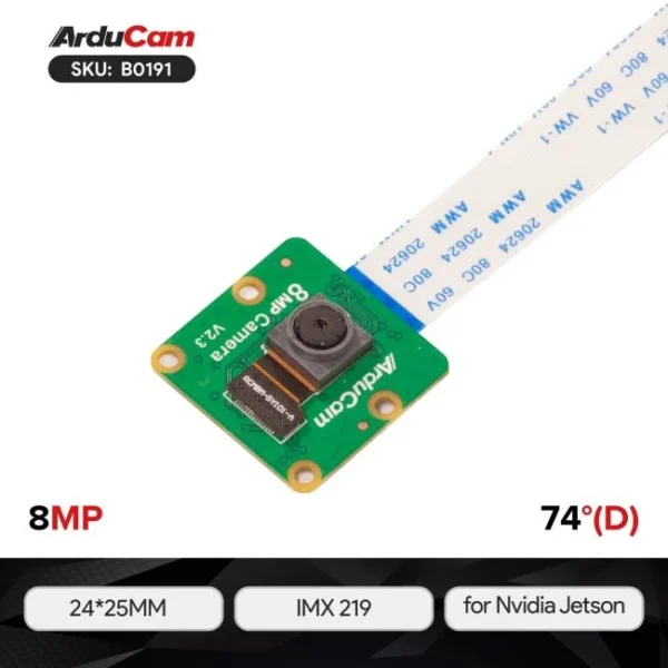 Arducam IMX219 8MP caméra CSI pour NVIDIA Jetson